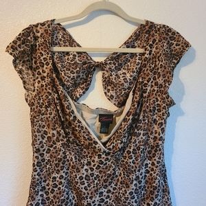 Torrid cheetah blouse size:1x